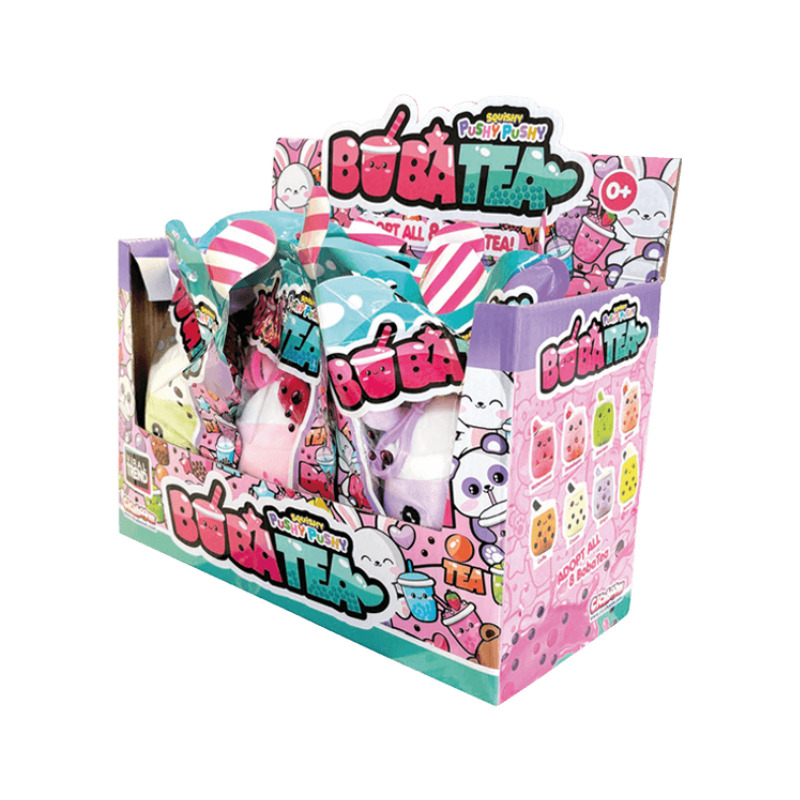BOBA TEA - PORTACHIAVI CICABOOM 12 CM (8 Portachiavi Assortiti) Rivista+Gadget